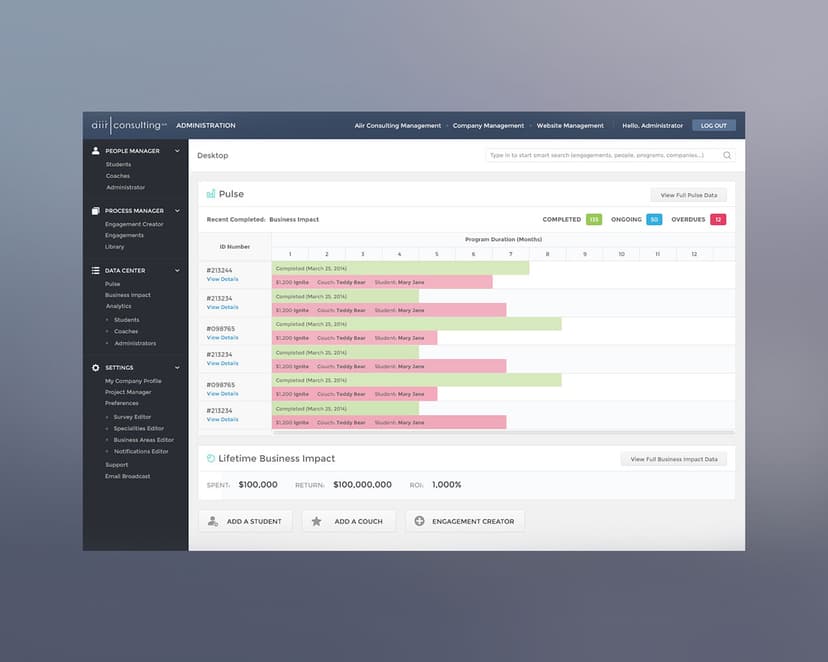 AIIR Consulting Screen 1