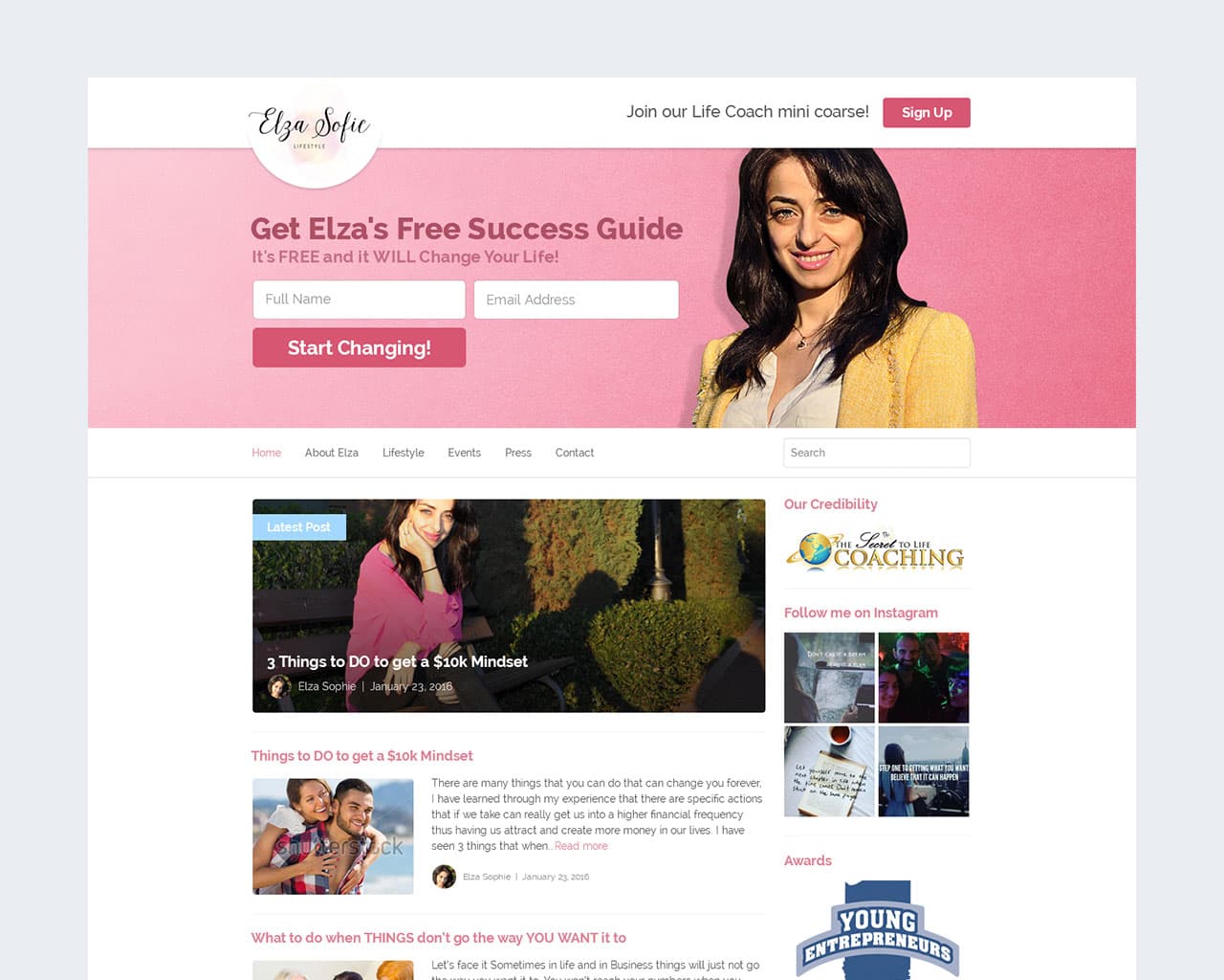 Elza Sofie Screen 1