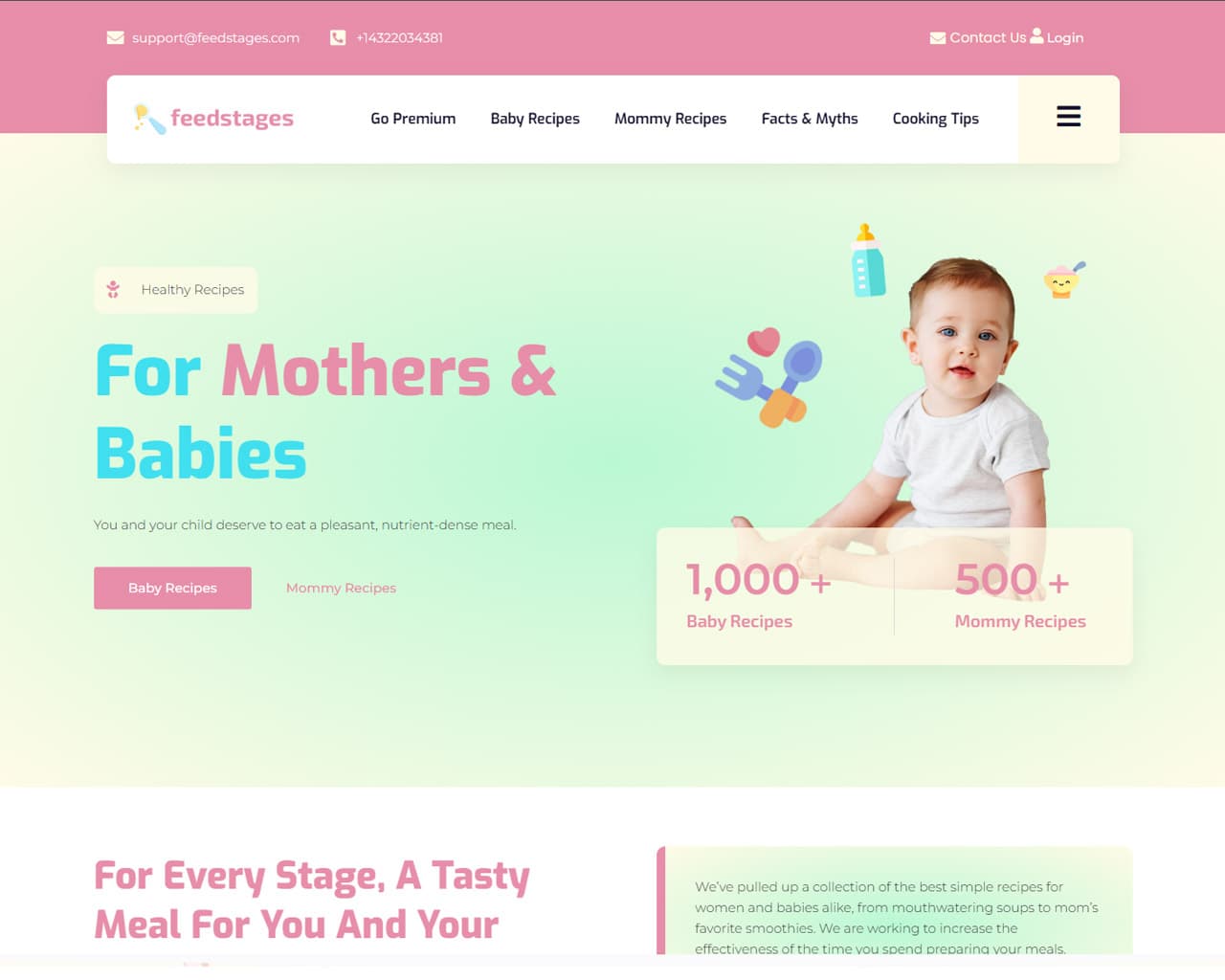 Feedstages Screen 1
