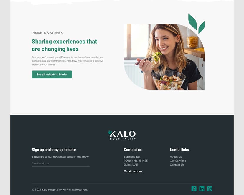 Kalo Hospitality Screen 3