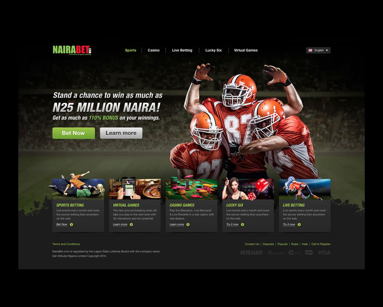 Nariabet Screen 1