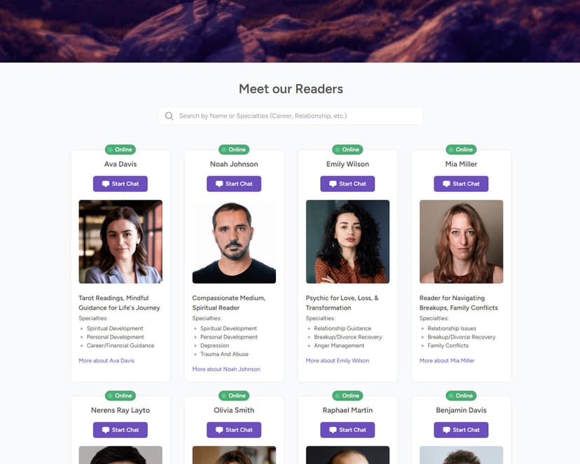 Readerschat Screen 2